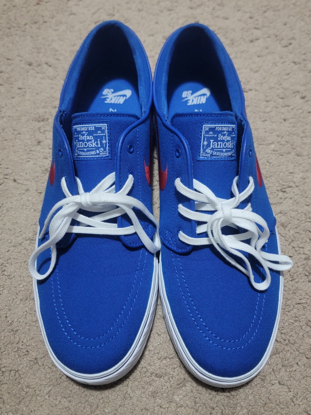 Stefan Janoski Canvas Skate Shoe - Blue